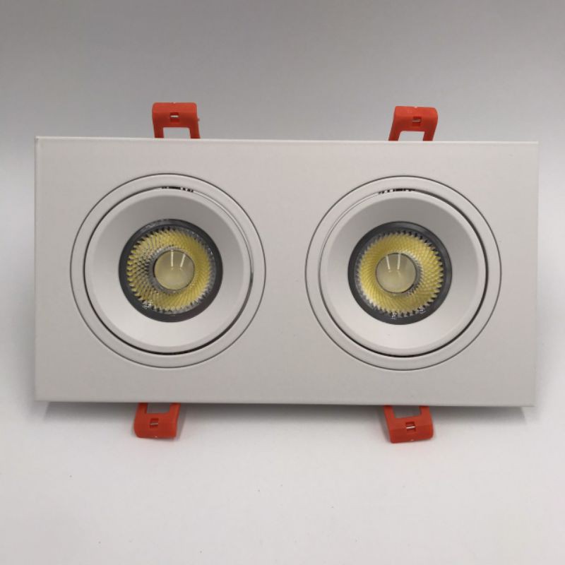 Đèn Led Âm Trần Đôi 7w