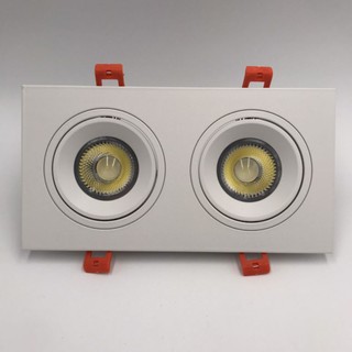 Đèn led âm trần đôi 7w