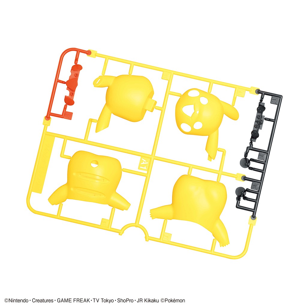 Mô hình lắp ráp Bandai Pokepla Collection Quick 01 - Pikachu