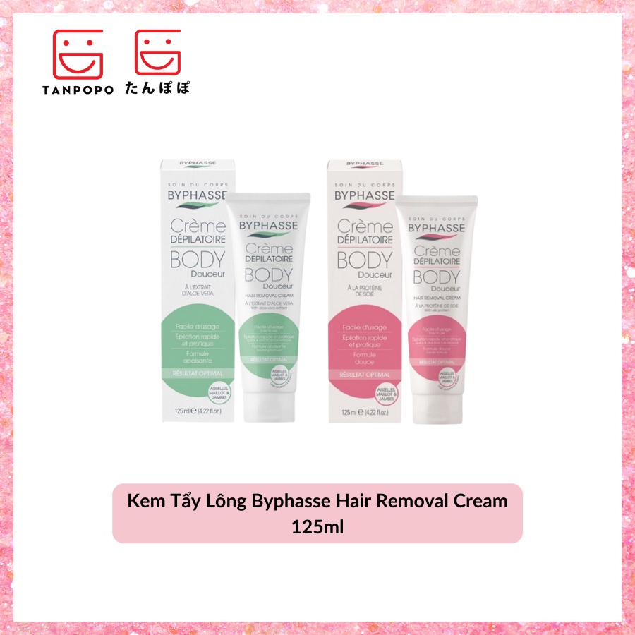 Kem Tẩy Lông Byphasse Hair Removal Cream 125ml