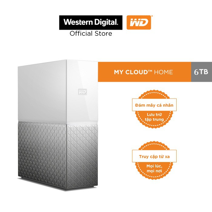 Ổ cứng Western Digital WD My Cloud 6TB-3.5" Personal Cloud (network drives)