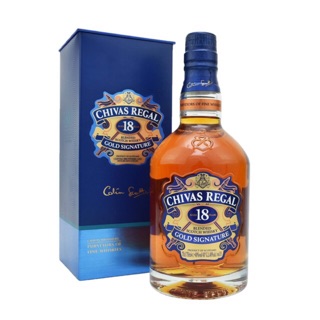 Vỏ chai rượu CHIVAS 18 . ( không hộp )