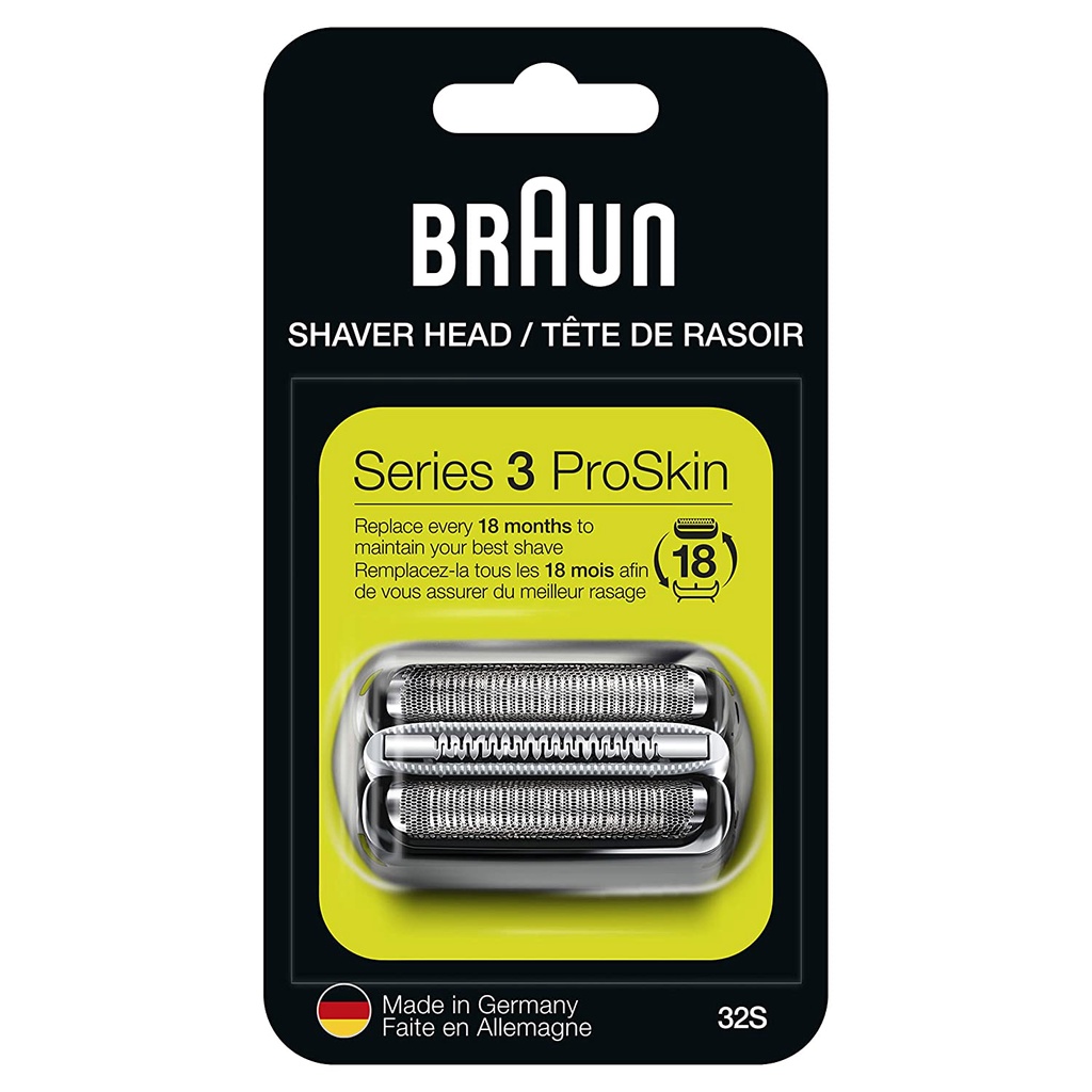 Lưỡi cạo râu thay thế cho máy cạo râu Braun Series 3/5/6/7/9 Chính hãng
