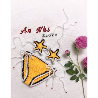 Bộ bikini sao biển cho bé