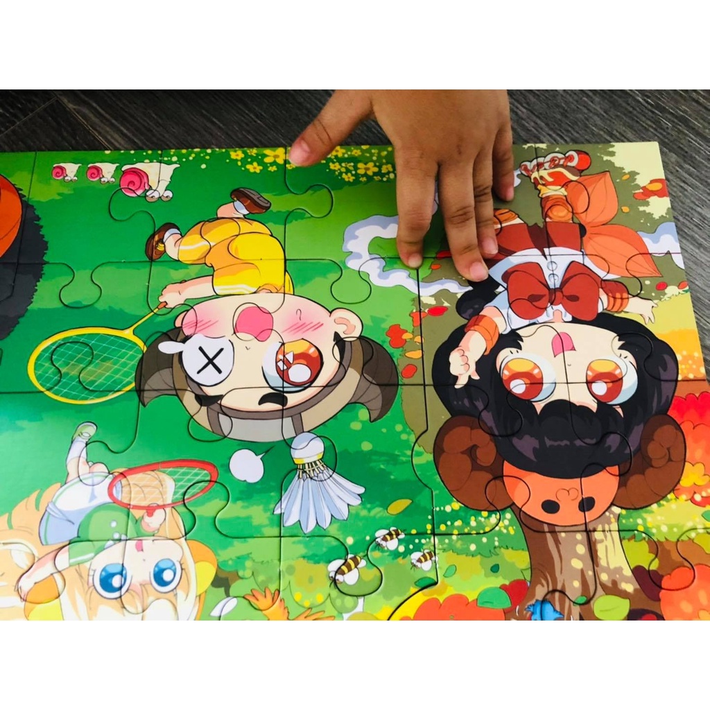 [SIÊU HOT] Puzzle Lớp học Mật Ngữ 3 trong 1 - Puzzle 3 in 1 - Puzzle hot nhất 2022 - Thư Viện Đồ Chơi