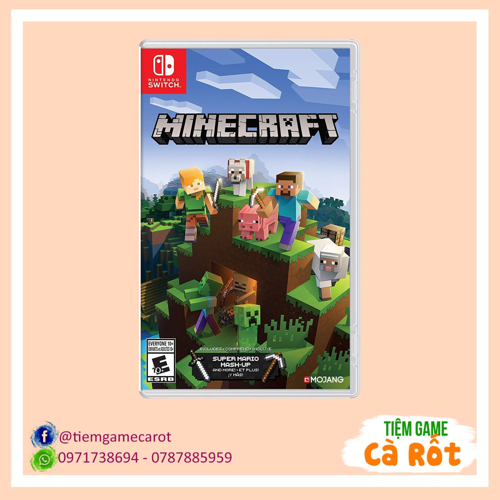 [2nd] MINECRAFT - Băng game cho máy Nintendo Switch