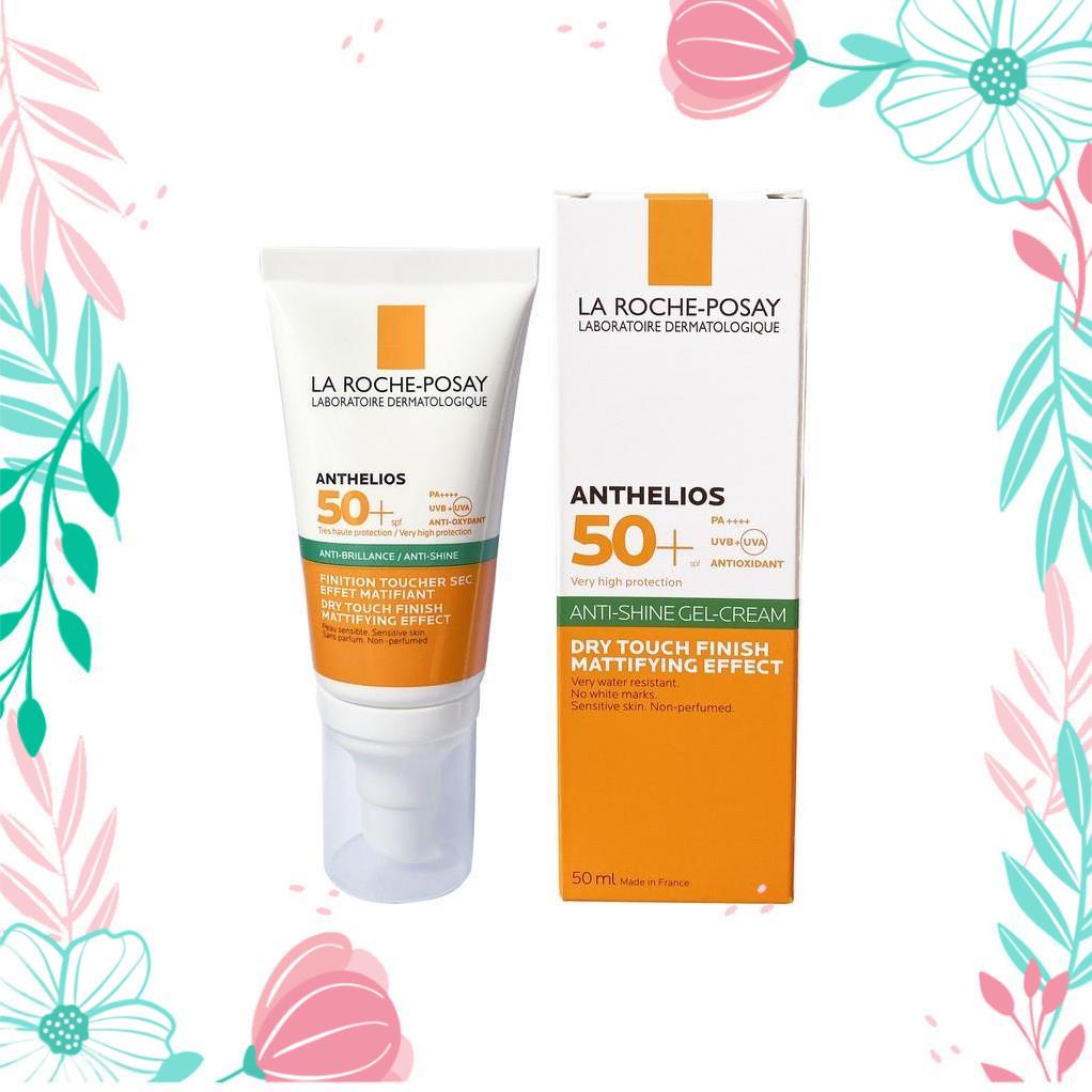 Kem Chống Nắng La Roche Posay Anthelios Anti-Shine Dry Touch Gel Cream SPF 50+ Cho Da Dầu chính hãng
