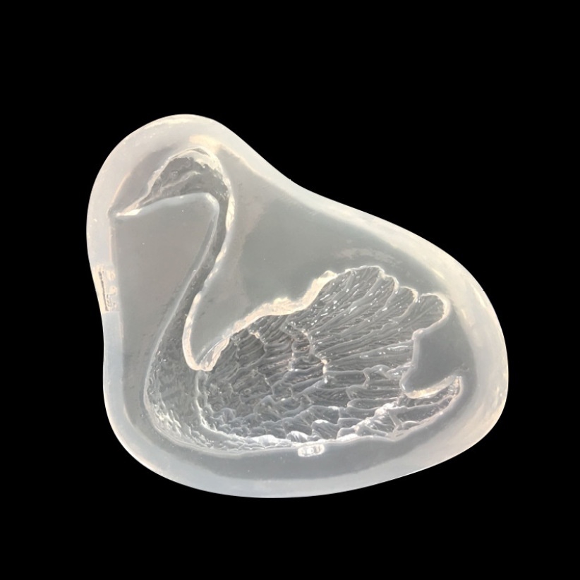 1 Khuôn Silicon Hình Thiên Nga 3D Sáng Tạo Làm Ốp Điện Thoại Diy