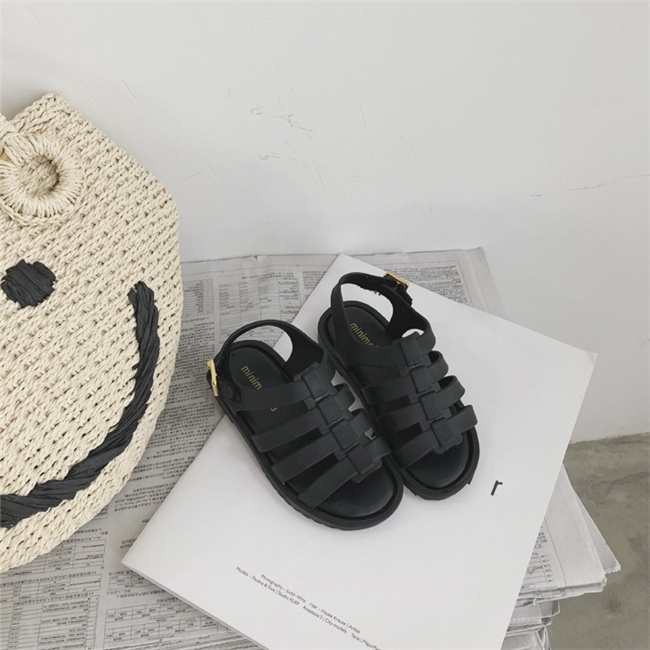 dép cho bé - Sandal bé gái minie melissa nhựa mềm quai dán