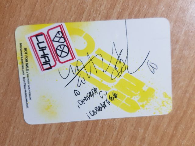 TÁCH LẺ CARD THÀNH VIÊN EXO-M