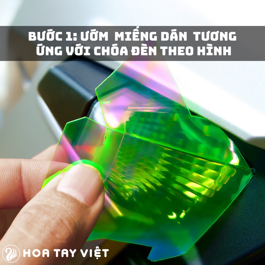 Decal TITAN đèn XI NHAN WINNER X V3 chuyển màu đèn XI NHAN bảo vệ chóa đèn
