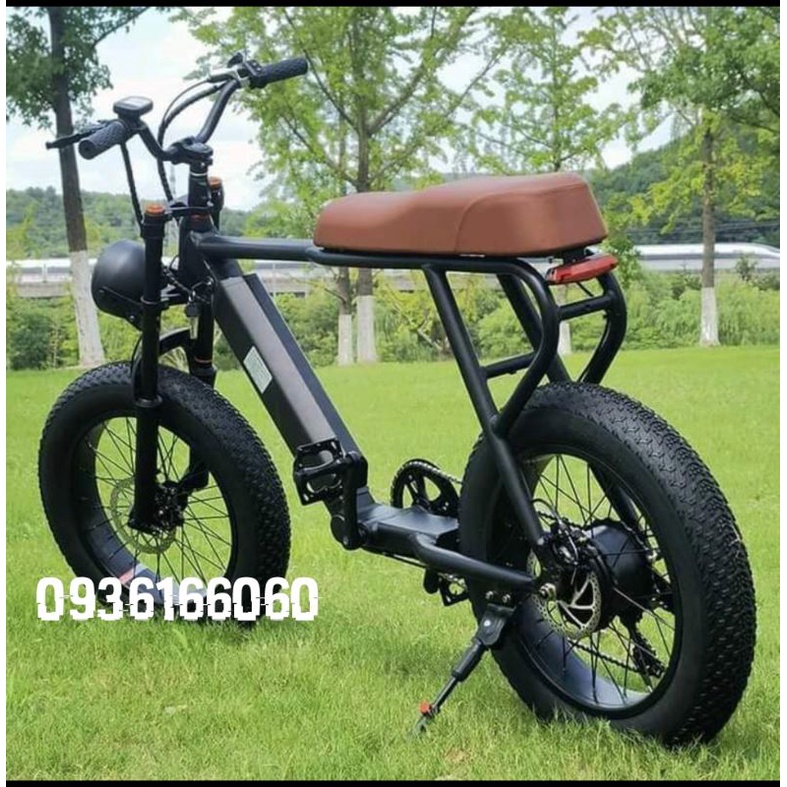 XE ĐẠP ĐIỆN PHANTOM KHUNG NHÔM PIN LITHIUM  - Phiên bản rồng đen kinh điển