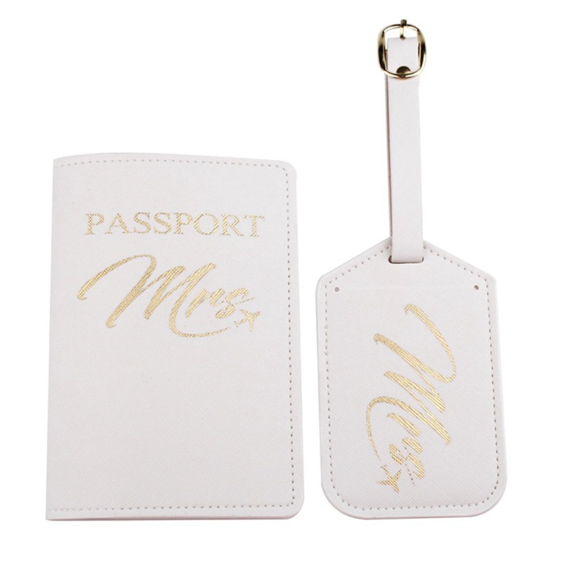 Set 4 Bao Da PU Đựng Hộ Chiếu / Thẻ ID / Thẻ ID Cho Cặp Đôi