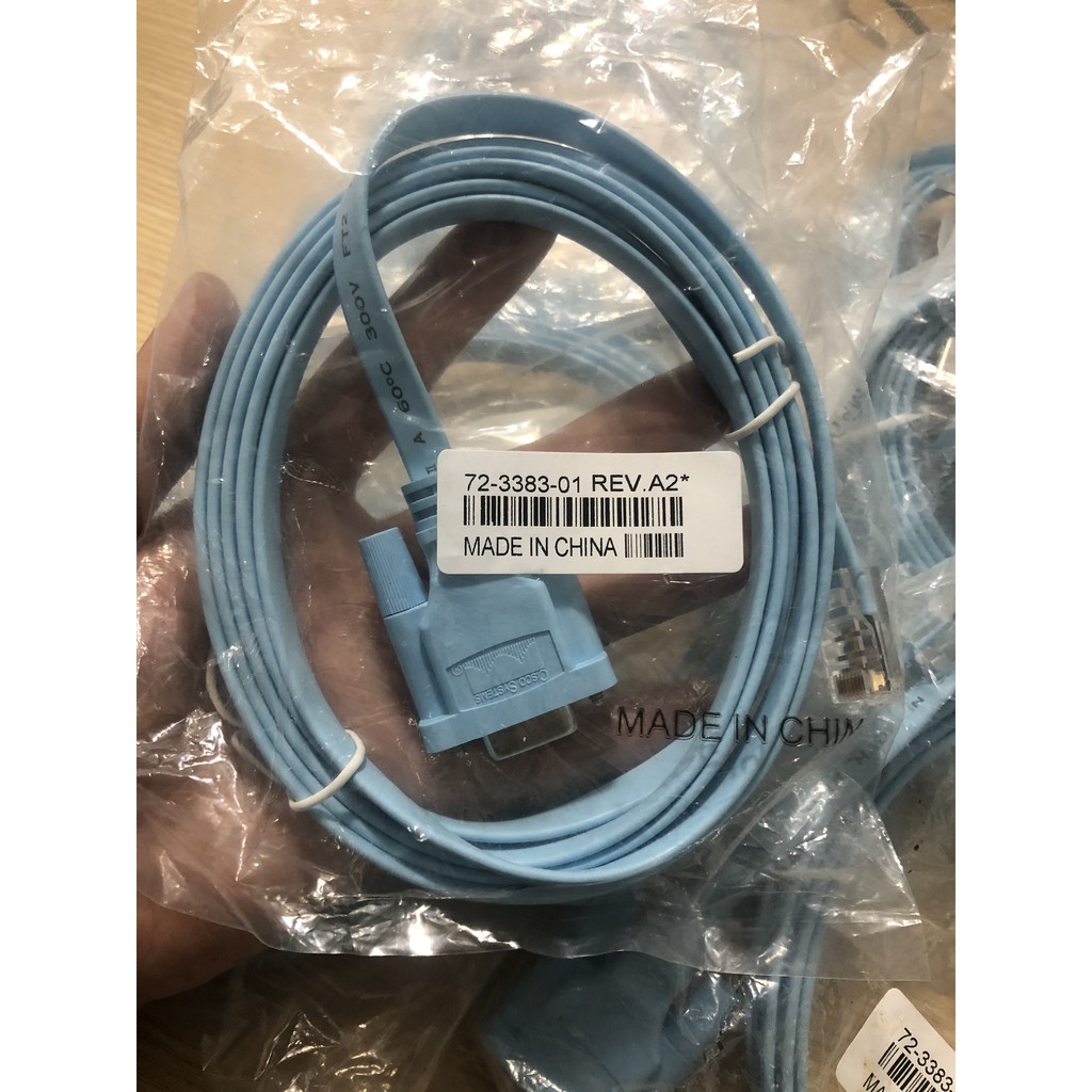 Cáp Console chính hãng Cisco RJ45 to DB9 RS232 - 72-3383-01