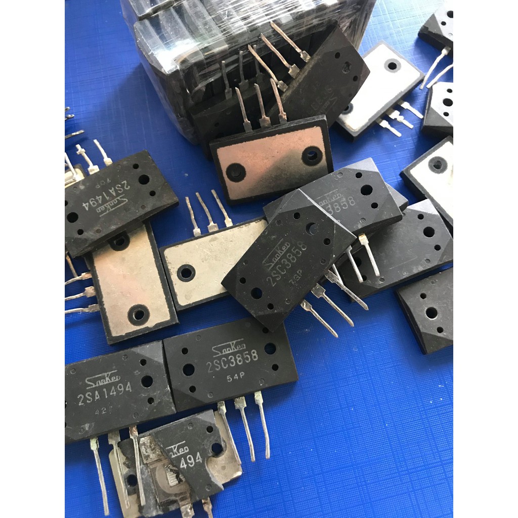 A1494 C3858 cặp saken 2 vít 2SC3858 2sA1494 dòng 17A 200V hàng tháo máy
