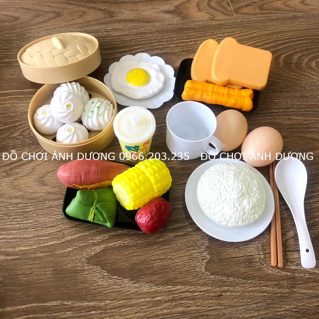 Đồ Chơi Nấu Ăn Bánh Bao 58 Chi Tiết Cho Bé - Đồ Chơi Nhà Bếp Mô Phỏng Món Ăn Thật