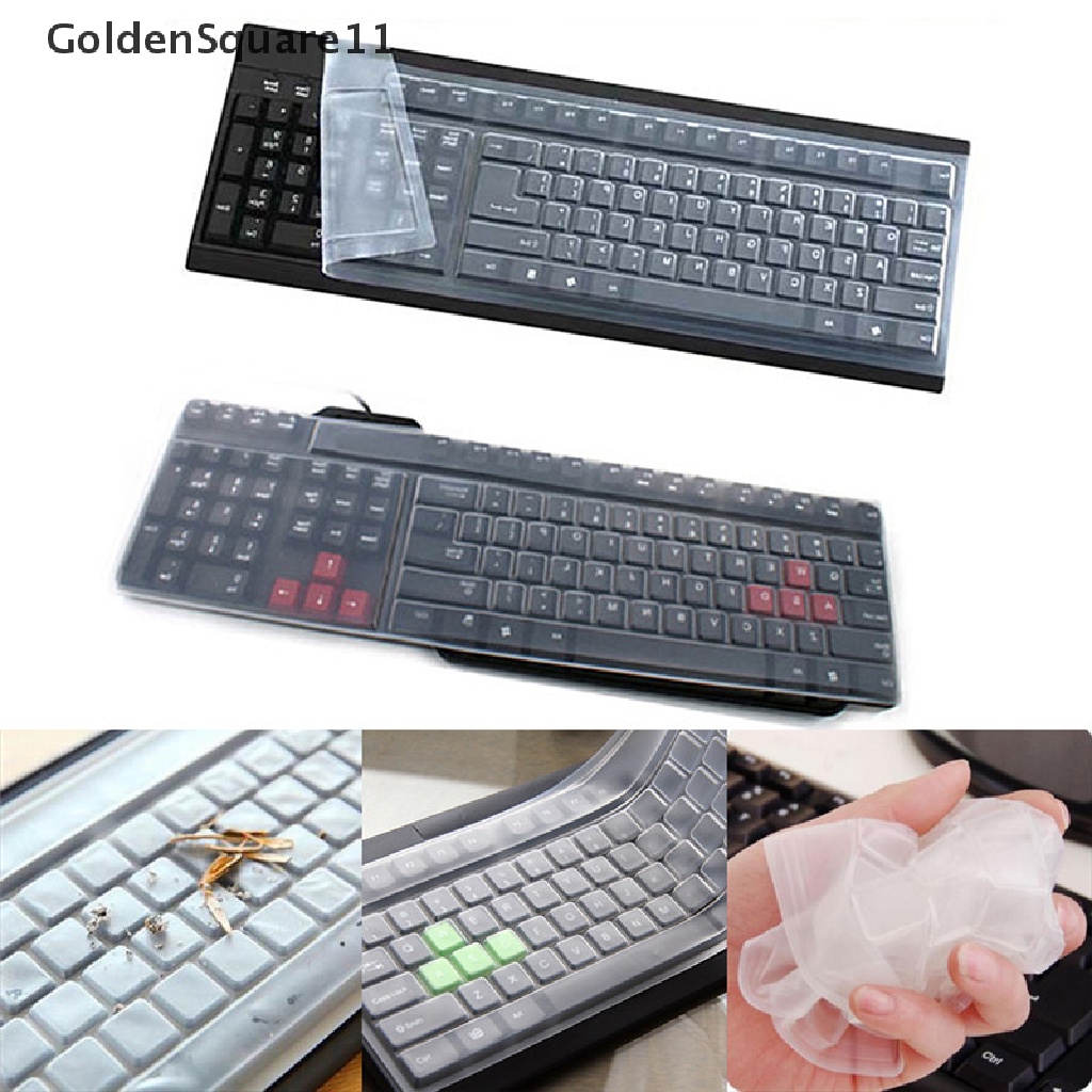 1 Miếng Silicon Bảo Vệ Bàn Phím Máy Tính Để Bàn Thông Dụng Goldsquare11