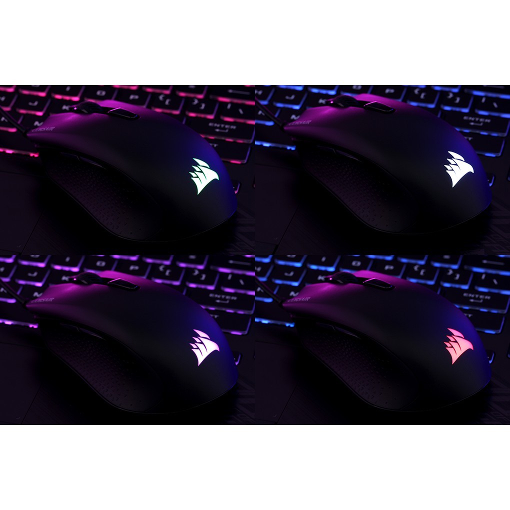 Chuột Có Dây Gaming Corsair Harpoon RGB Pro Đen 12000 DPI - Hàng chính hãng - BH 12 tháng