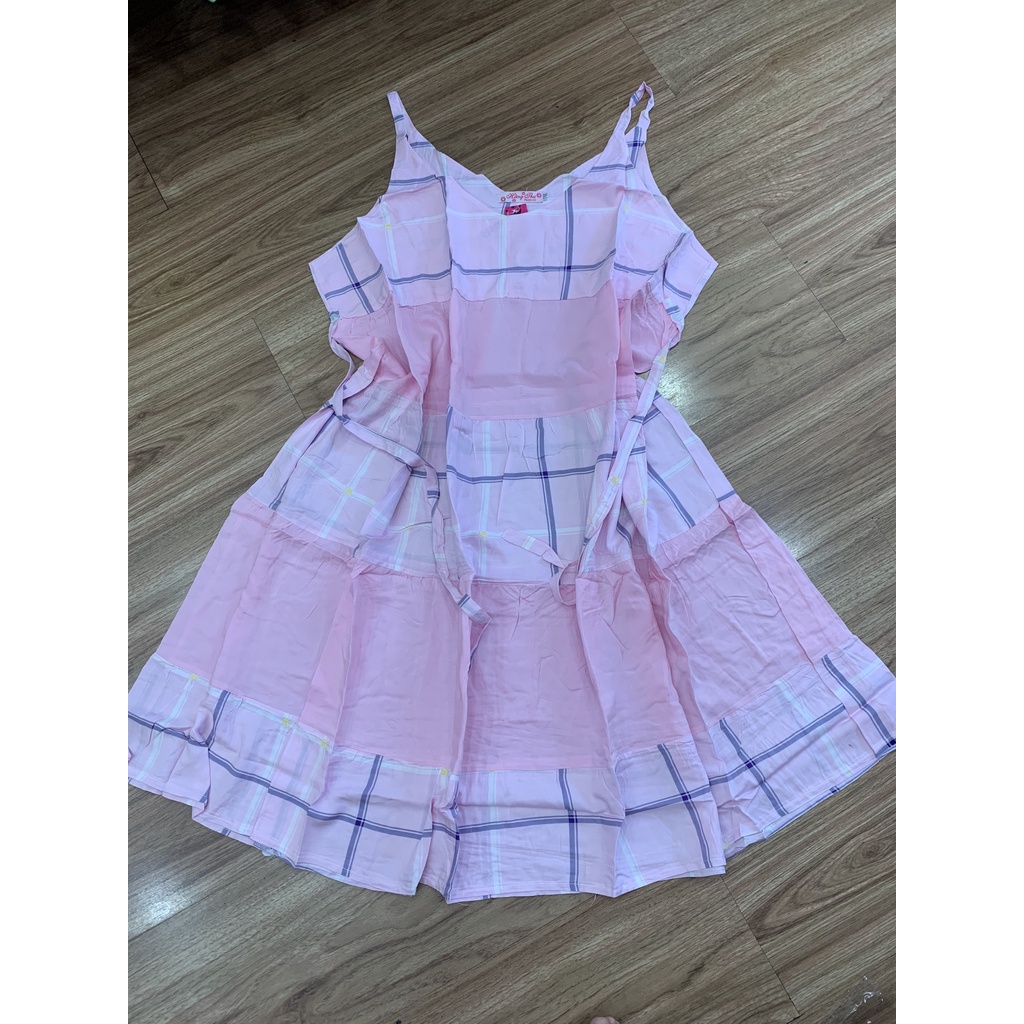 [SIZE 40-100KG] ĐẦM BẦU VÁY BẦU TÔN 2 DÂY HANNA, MẶC Ở NHÀ, MẶC NGỦ, DÀY VỪA PHẢI , CÓ SIZE CHO BẦU BỰ 100KG, NHẸ MÁT TH