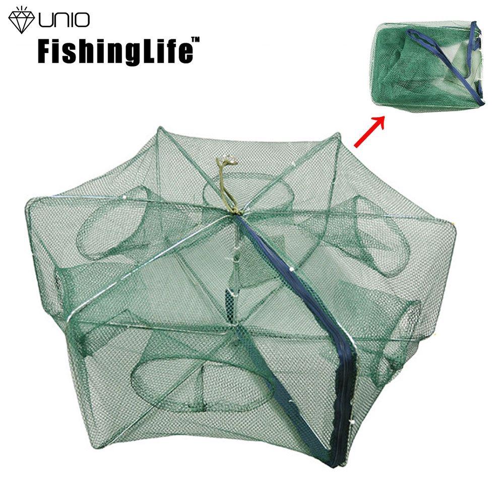 Lồng lưới 6/8/12 lỗ có thể gấp gọn tự động dùng để bắt tôm cá