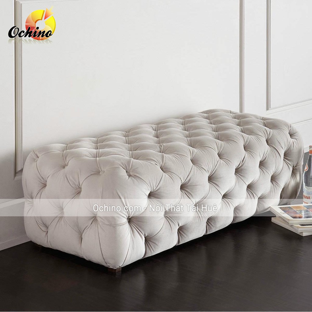 Ghế Dài Sofa Nhún Cổ điển cao cấp size 1m (Ảnh thật và video)