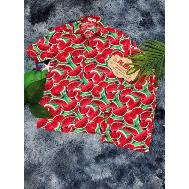 Quần bơi hoa quả đi biển chất cotton thô , lụa ( không vó áo ) ! * | BigBuy360 - bigbuy360.vn