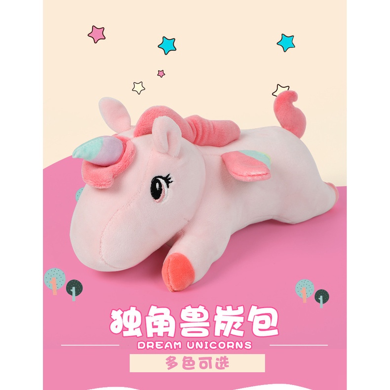 Túi Than Tre Lọc Không Khí Hình Kỳ Lân Dễ Thương Cho Xe Hơi