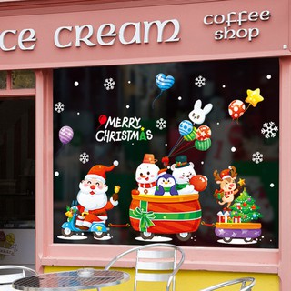 decal ông già noel xe máy