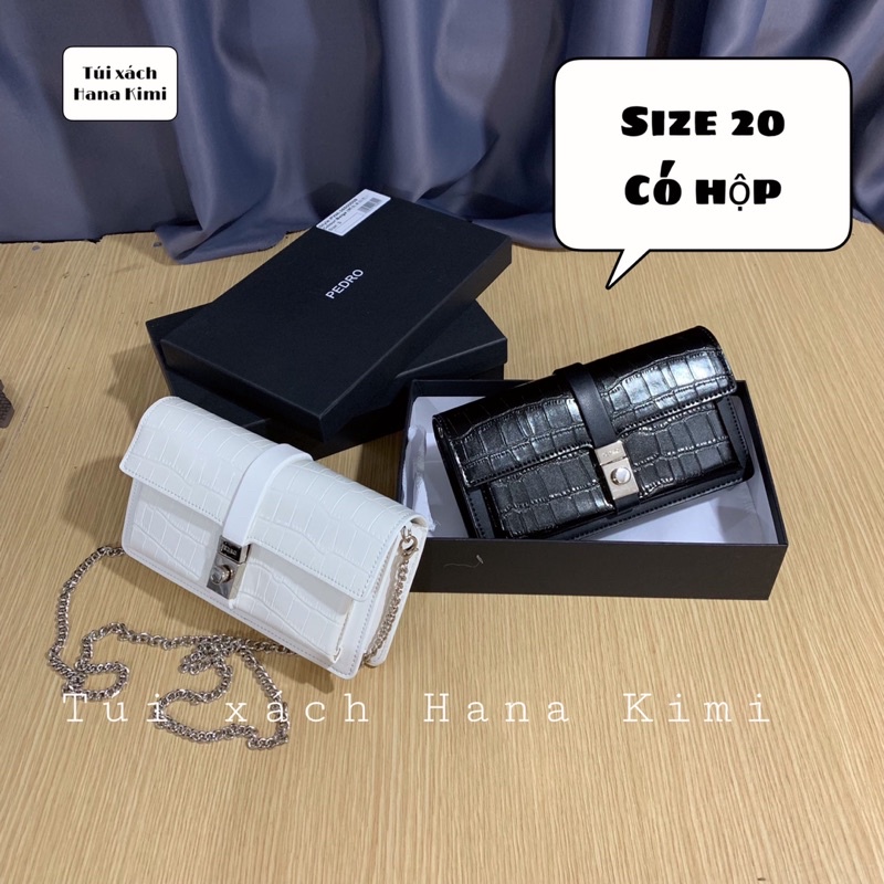 Túi đeo chéo nữ da rắn size 20- size 24