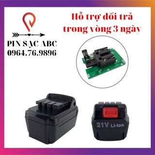 Vỏ pin 21v 5cells pin kèm mạch cho máy khoan pin makita (loại pin vuông)