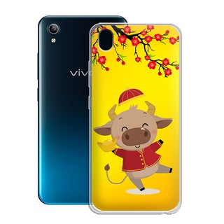 Ốp lưng Vivo Y91C in họa tiết chúc mừng năm mới, tặng kèm bao lì xì - 01201 - Silicone Dẻo