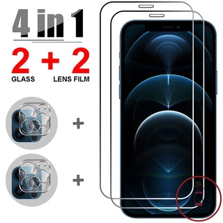 Kính Cường Lực Bảo Vệ Camera Trước Và Sau 4 Trong 1 Cho Iphone 11 12 Pro Max X Xs Max Xr 6 6s 8 7 Plus Se 2020 - Mw Ốp