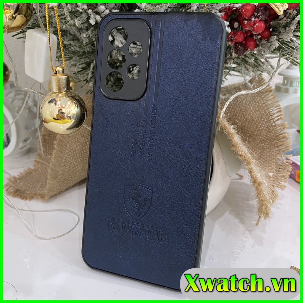 Ốp lưng da Ferari Samsung A13 23 A02s/A03s A12/M12 A22/M32/M22 A31 A51 S20 FE Note 10 lite A71 S10 lite A52/A52s M62 M51