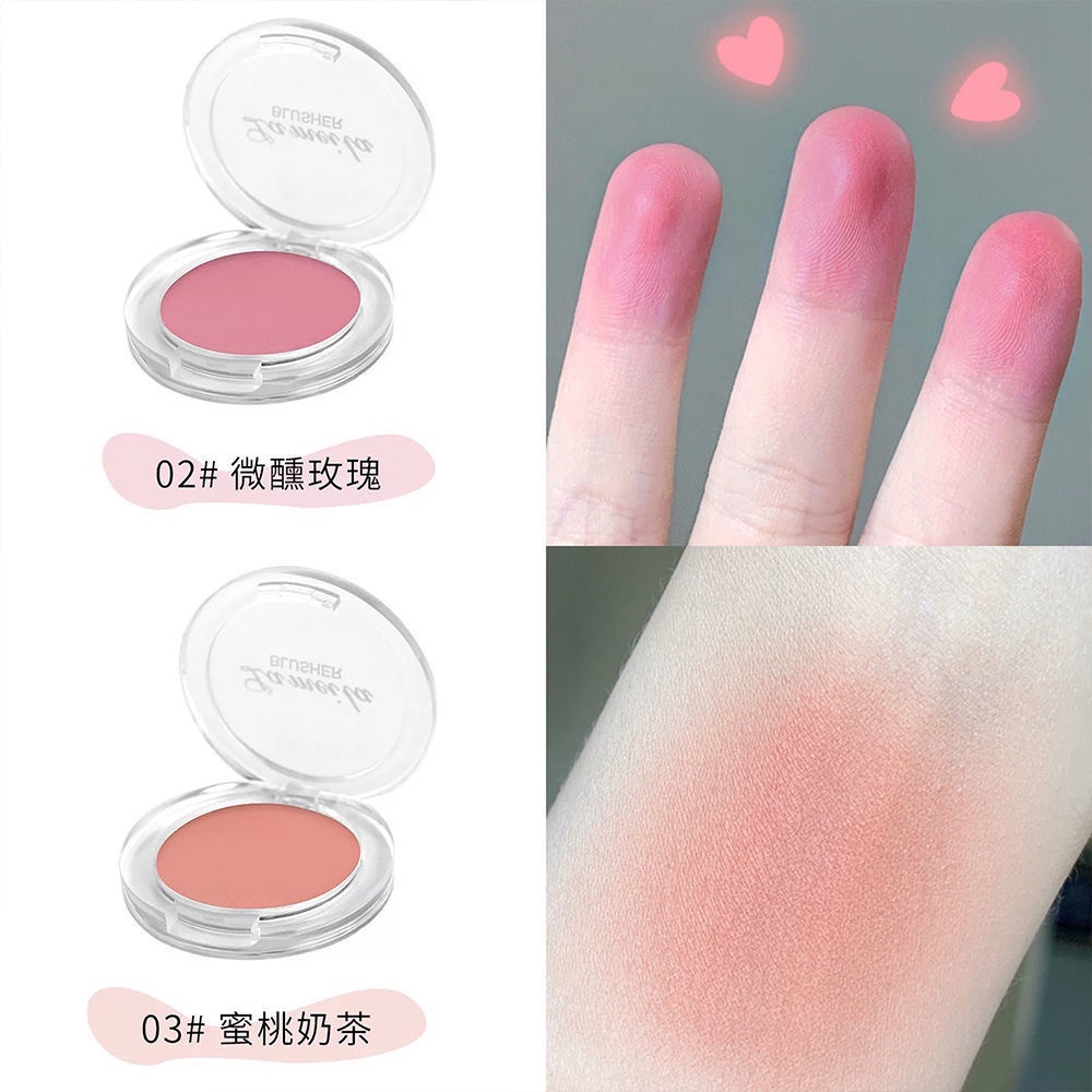 Phấn má hồng LAMEILA dễ lên màu tông nude thích hợp cho những người mới bắt đầu trang điểm