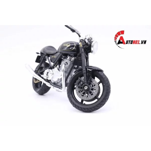 MÔ HÌNH XE MÔ TÔ NORTON COMMANDO 961 SE 1:18 WELLY 5455