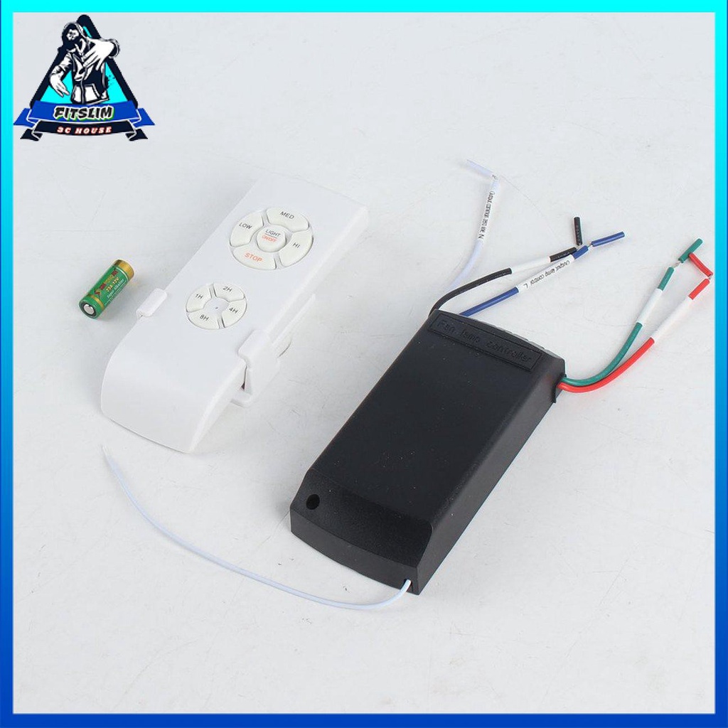Đèn quạt trần 110-240V Bộ điều khiển từ xa Thời gian Công tắc điều khiển không dây