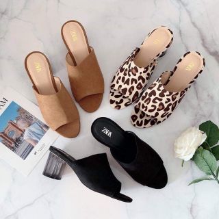 Guốc gót thủy tinh 5p