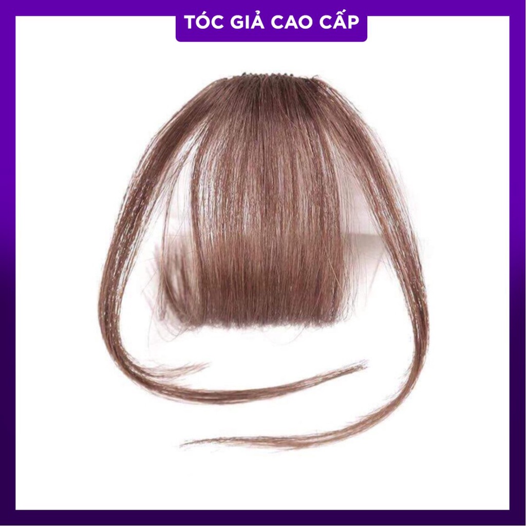 Tóc mái thưa giả hình thật