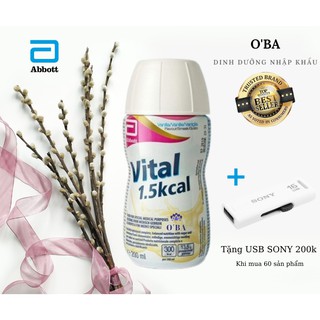 Sữa Ensure Vital Abbott 1,5kcal/1ml - Đạm thủy phân dễ hấp thu - Hàng chính hãng