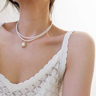 Vòng cổ chuỗi hạt nữ tính