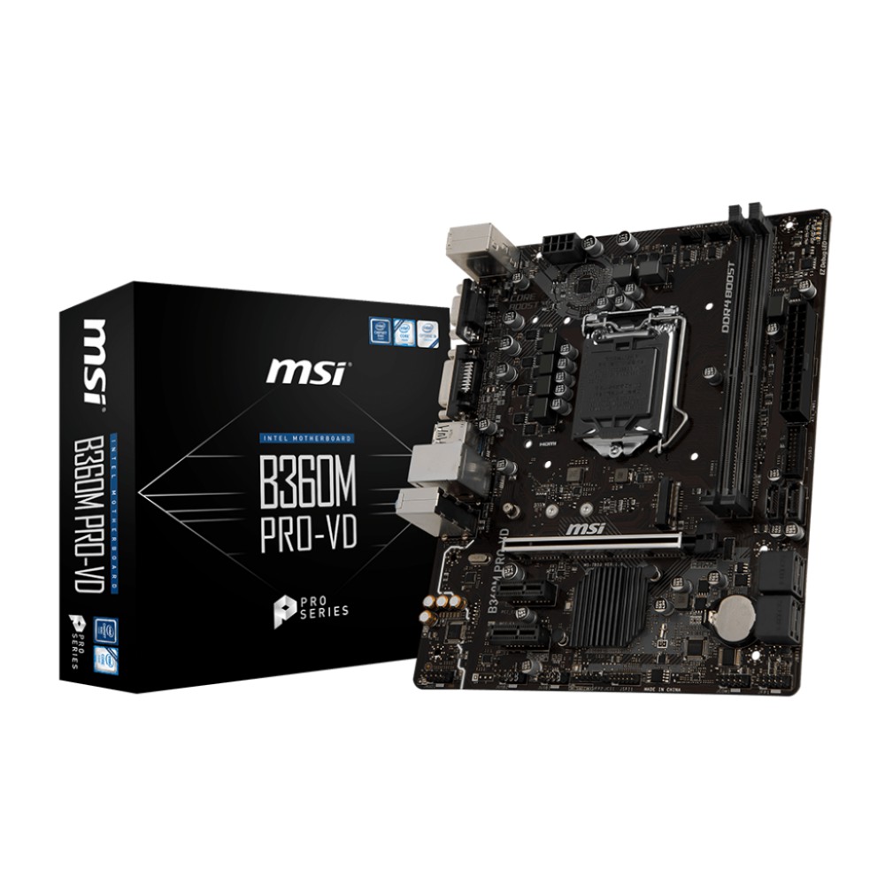 Bo mạch chủ MSI B360M PRO-VD chính hãng Mai Hoàng BH 36T