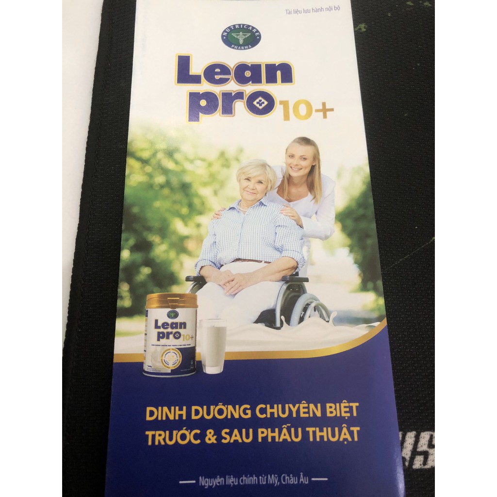 Sữa LEAN PRO 10+  - DINH DƯỠNG CHUYÊN BIỆT CHO BỆNH NHÂN TRƯỚC VÀ SAU PHẪU THUẬT