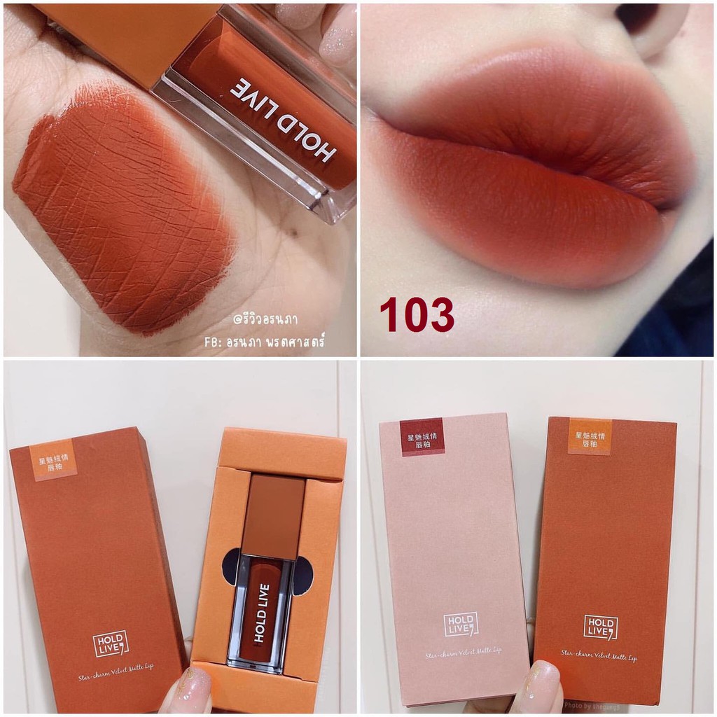 Son kem lì nắp đính đá Hold Live Star-Charm Velvet Matte Lip