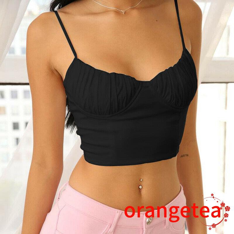 Áo Croptop Sát Nách Màu Sắc Thanh Lịch