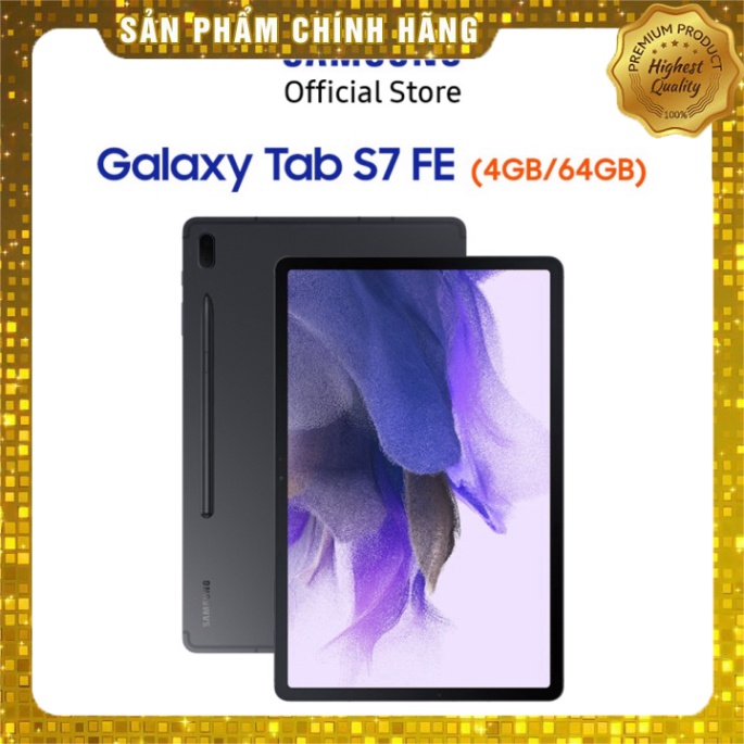 Chính hãng – Máy tính bảng Samsung Galaxy Tab S7 FE Miễn phí lắp đặt .