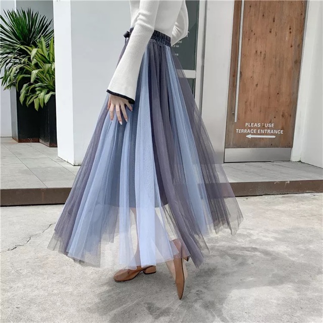Chân váy lưới tutu phối màu Mới | BigBuy360 - bigbuy360.vn