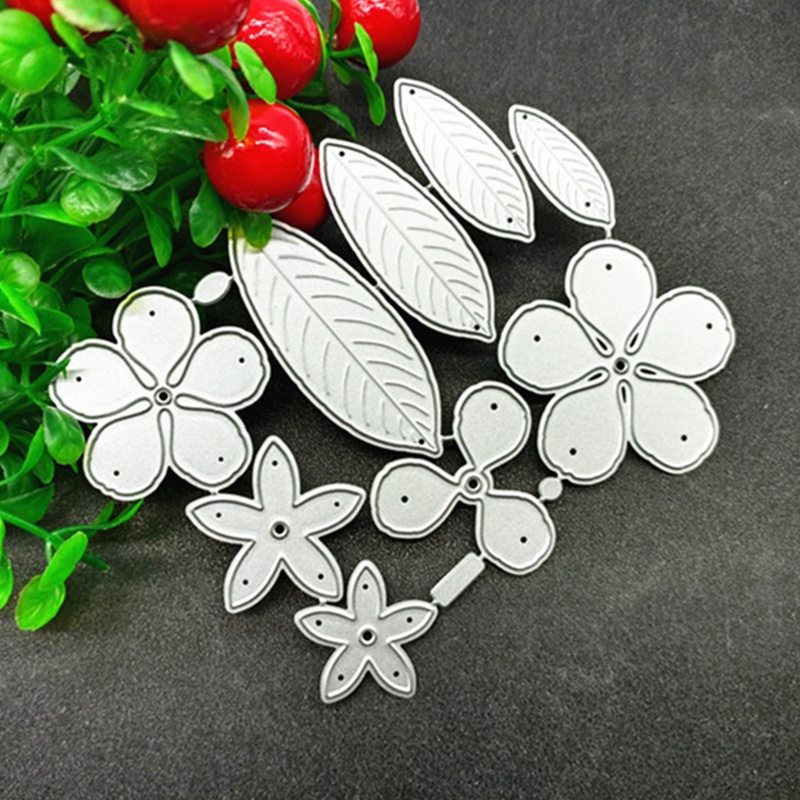 Khuôn Cắt Giấy Kim Loại Hình Lá Cây