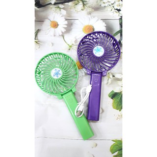 Quạt tích điện mini usb fan có tay cầm tiện lợi