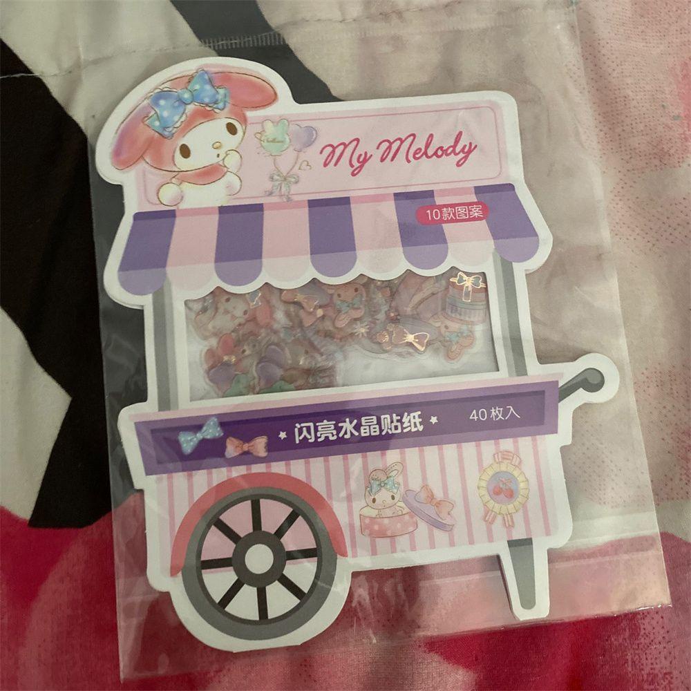 Set 40 Sticker Áp Phích Dán Trang Trí Sổ Tay / Xe Hơi / Ván Trượt / Nhật Ký DIY