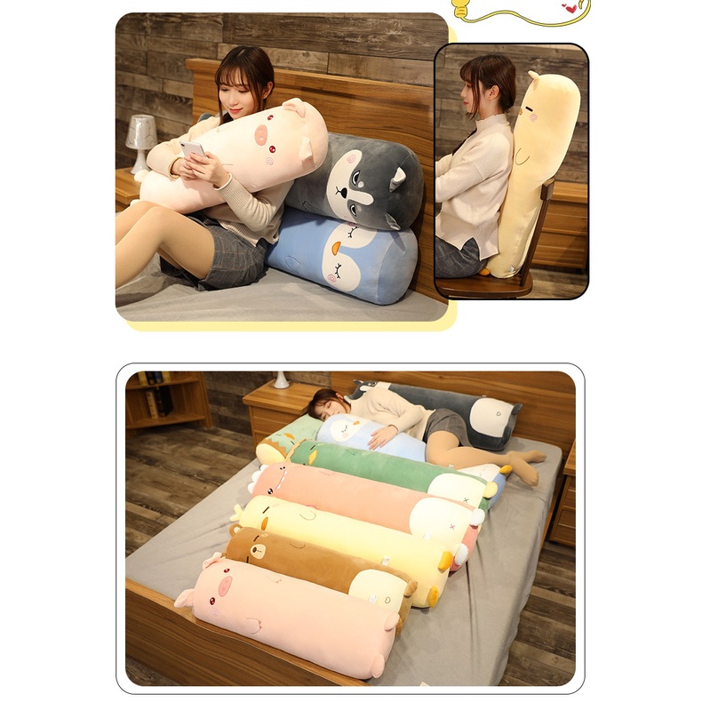 Đồ chơi nhồi bông hình động vật hoạt hình 70cm 85cm 1m 1.3m